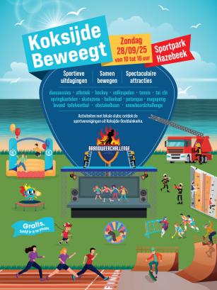 Affiche Koksijde Beweegt